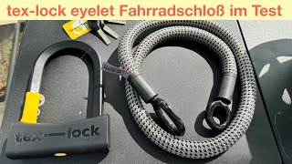 texlock eyelet Fahrrad amp Motorrad Sicherheitsschloss mit ART [upl. by Schaffel]