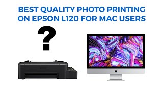 FOR MAC USERS Get more print options on your Epson L120 by using L110 driver [upl. by Odlonra]