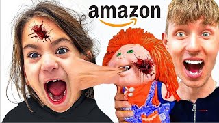 ICH TESTE 1000 VERBOTENE AMAZON PRODUKTE 😳 [upl. by Nylsoj764]