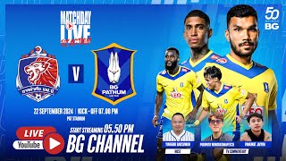 MATCHDAY LIVE REACTION  PORT FC vs BG PATHUM UNITED  THAI LEAGUE 1 202425 MW07 [upl. by Feodore588]