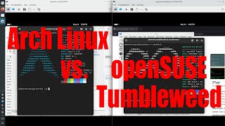 Arch Linux vs openSUSE Tumbleweed  how to install and use tutorial  May 2024  ae171018 [upl. by Ssew]