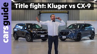 Mazda CX9 vs Toyota Kluger comparison review  Which is the better 7seat SUV [upl. by Tarrel926]