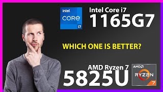 INTEL Core i7 1165G7 vs AMD Ryzen 7 5825U Technical Comparison [upl. by Alexandra]