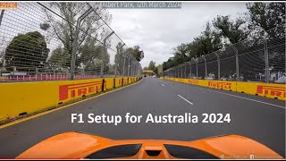 Australian F1 Grand Prix 2024  setup of Albert Park Formula 1 Circuit 4K [upl. by Mauceri]