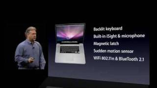 Apple Macworld 2009 Keynote  Introduction of the 17quot Unibody MacBook Pro part 1 [upl. by Milly]