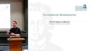 Num 23a  Numerische Mathematik Einführung in die Numerik [upl. by Etterrag486]