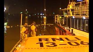 Hoylake RNLI Lifeboat assists wind farm crew transfer vessel [upl. by Lathrop699]