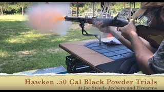 50 cal Traditions Hawken rifle Black Powder Trials [upl. by Mada]