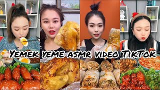 Yemek yeme videoları TikTok food asmr eating mukbang Korean China Çinliler yemek yiyor Asya [upl. by Aliuqat]