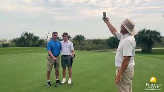 FatherSon Golf Lesson with Doug Weaver [upl. by Eniamrej510]