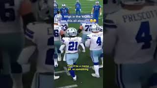 Ezekiel Elliott had Tony Romo shook 😆 shorts [upl. by Antrim724]