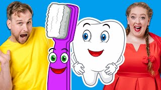 Hello Mr Toothbrush Kids Teeth Brushing Song [upl. by Tiras]