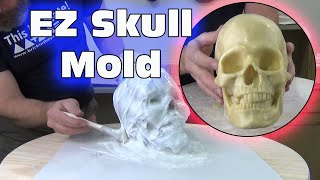 Moldmaking Tutorial Seamless Skull Mold With 5110 Silicone [upl. by Michon974]