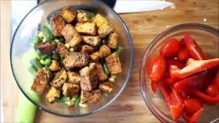 ZDRAVÝ RECEPT Tofu se zeleninou [upl. by Ahswat]