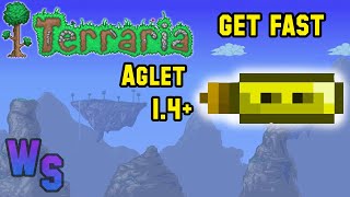 Terraria how to get FAST Aglet on 1449 SEED PC [upl. by Robin]