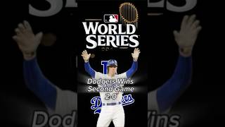 Dodgers Wins Second Game  World Series 2024 MLB mlb mlbhighlights worldseries [upl. by Morice2]