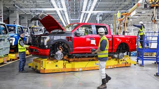 How They Build The All New Electric F150 in The US [upl. by Rambort]