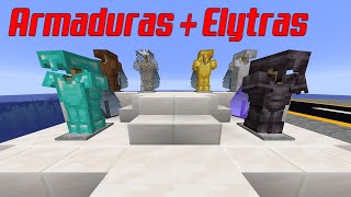 Armaduras de Minecraft con Elytras integradas  Colytra Mod  Review en Español [upl. by Adnol]