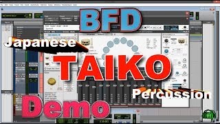 BFD Japanese TAIKO Percussion  DEMO [upl. by Verdie]