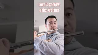 Kreisler Liebesleid Loves sorrowflute classicalmusic musician [upl. by Merkle]