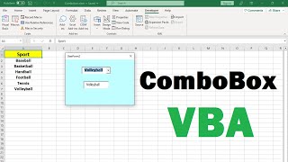 How to populate comboBox and get value in textbox using Excel VBA [upl. by Oilut64]