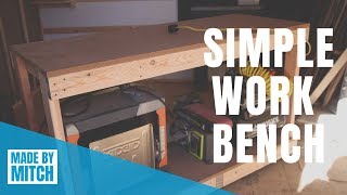 How to build a Workbench with 2x4s [upl. by Anoirb297]