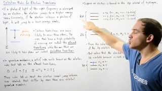 Selection Rules for Electron Transitions [upl. by Htebazie]