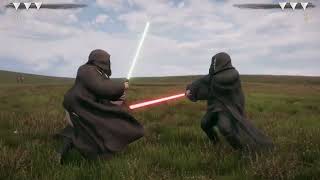 What A Realistic Lightsaber Duel Might Look Like  Hellish Quart [upl. by Scurlock927]