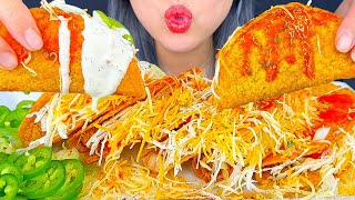 ASMR TACO BELL CRUNCHY TACOS WITH WINGSTOP RANCH  MUKBANG  ASMR Phan [upl. by Naivaf]