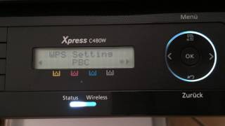 Samsung Express SL  C480W  TEG Laserdrucker Kopierer Scanner  print copy scan [upl. by Nally102]