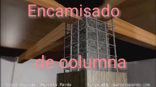 Encamisado o refuerzo de columna debilitada [upl. by Konstanze]