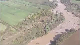 Maltempo in Toscana fiume Cornia [upl. by Ellecrag]