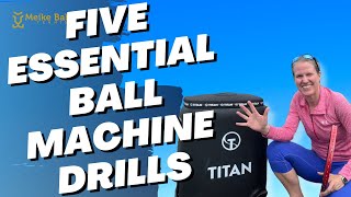 5 Essential Ball Machine Drills for Tennis Players of ALL Levels [upl. by Latton]