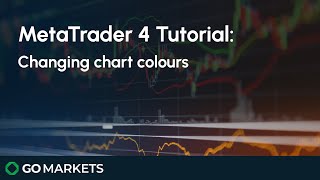 MT4 Trading Tutorial  Changing Chart Colours in MetaTrader4 [upl. by Ytsrik751]