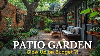 Beautiful Patio Garden Ideas on a Budget  Outdoor Space Makeover [upl. by Jard533]