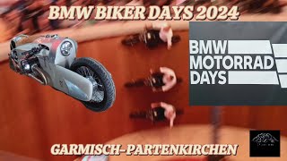 BMW BIKER DAYS GARMISCHPARTENKIRCHEN Part 1Motodrome Futuristic Oldtimers and Burnouts [upl. by Tolliver]