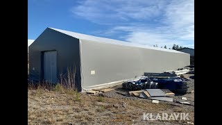 Köp Tälthall Obwiik 50x12meter på Klaravik [upl. by Ignaz48]