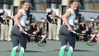 Workout Drills for tennis star Genie Bouchard [upl. by Ynetsed]