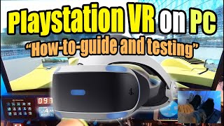 How to use a Playstation VR headset on PC Setupguide and testing [upl. by Ahtiuqal86]