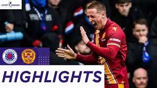 Rangers 12 Motherwell  The Well Silence Ibrox In Shock Win  cinch Premiership [upl. by Anelrad]