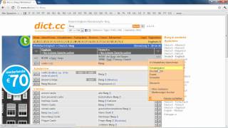 dictcc  Das Onlinewörterbuch mit Vokabeltrainer [upl. by Joyann321]