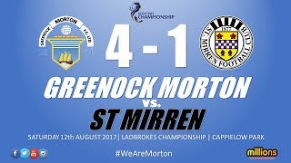 Match Highlights Morton 41 St Mirren Saturday 12 August [upl. by Eelac189]