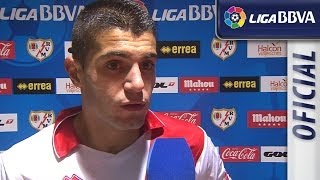 Entrevista a Iago Falqué tras el Rayo Vallecano 03 Real Valladolid  HD [upl. by Notyalc]