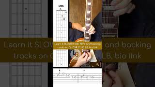 Black magic woman Santana learn at slower tempo with tabs and btracks guitarlessons guitar [upl. by Liesa]