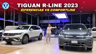 TIGUAN RLine 2023  Diferencias contra Comfortline [upl. by Noelyn]