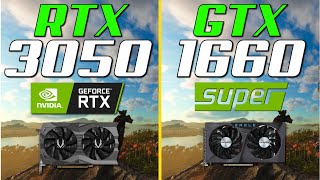 RTX 3050 vs GTX 1660 Super  Test in 8 Games [upl. by Tsui]