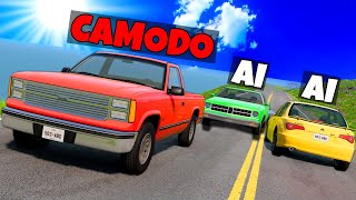 Hiding In AI Traffic From My Friends in Hide and Seek BeamNG Drive Mods [upl. by Reginnej]