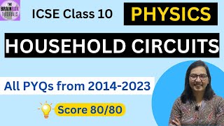 ICSE Class 10 Physics Household Circuits PYQs [upl. by Brownson126]