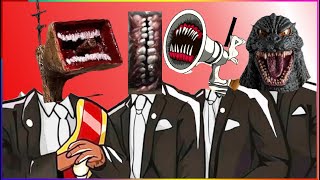 MEGAHORN amp SMILE ROOM amp GREAT MOTHER MEGAPHONE amp GODZILLA  Coffin Dance X Baby Shark COVER [upl. by Nylaehs]