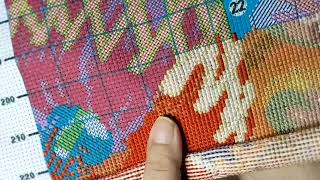 THE APPLE GIRL PART 3  CROSS STITCH TIMELAPSE FaridaFavo [upl. by Mallin455]